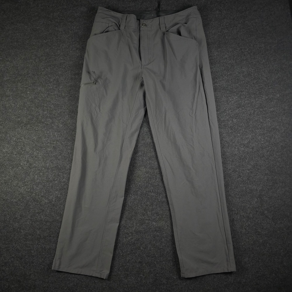 Patagonia Quandary Pants Stretch Comfort Hiking Outdoor UPF Gray Mens Size 34